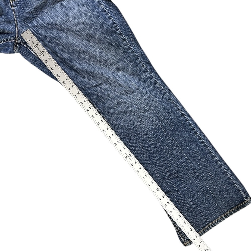 TOMMY HILFIGER American Hope Bootcut Jeans sz 12 High Rise Denim Y2K Classic - Picture 5 of 8